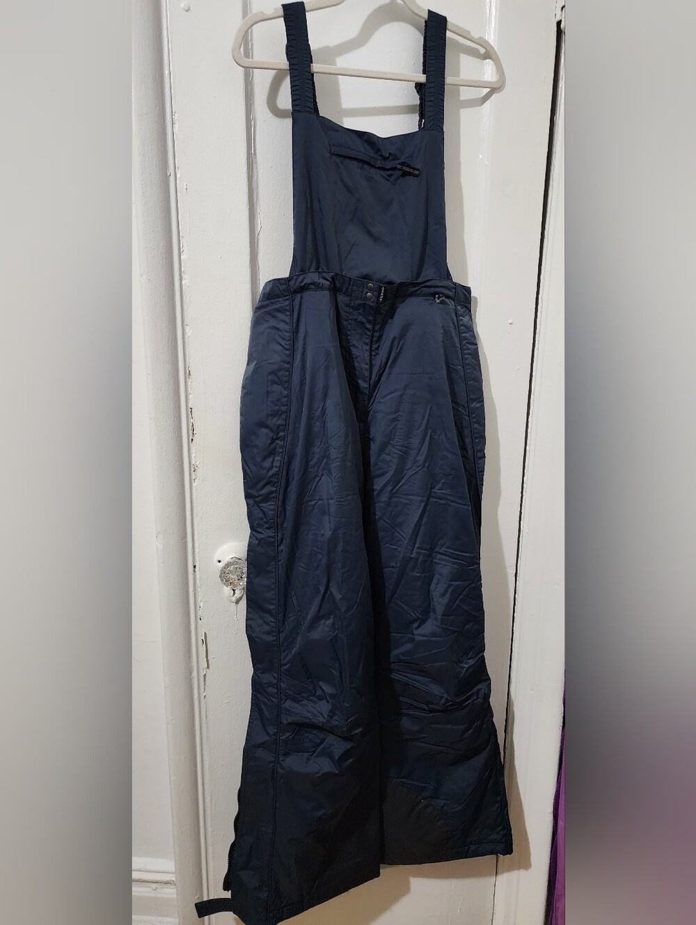 Quest -Women's Navy Blue Snow/Ski Pants with Bib (Size Large)